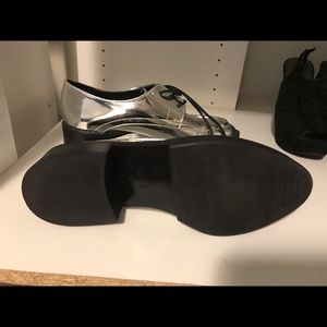Zara Shoes - Zara silver retro loafer oxford Zara Shoes - Zara silver retro loafer oxford